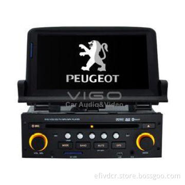 Orange Peugeot 307 Car Stereos Sat Nav with GPS, Reverse Ca